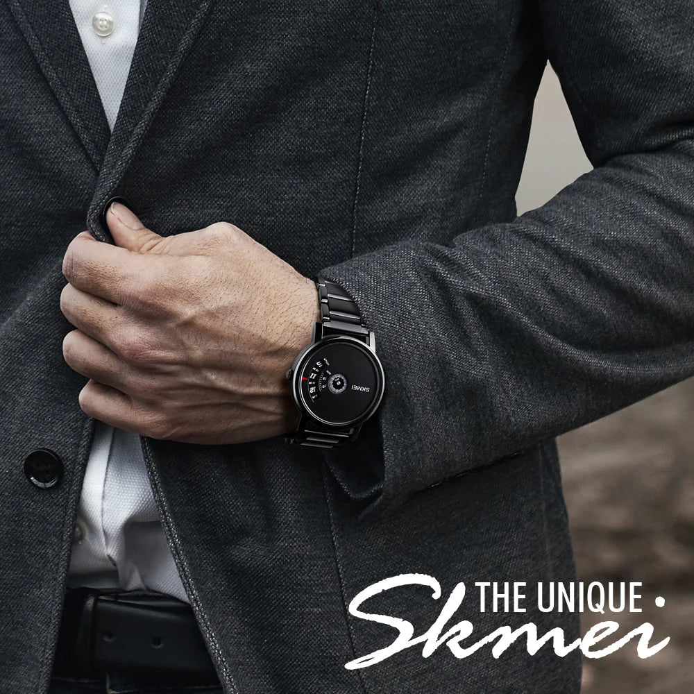 SKMEI 1260 Luxury Fashion Mens Style Wristwatch New Trendy Waterproof Original Quartz Watch for Men Montre Reloj Homme Uhr Gift